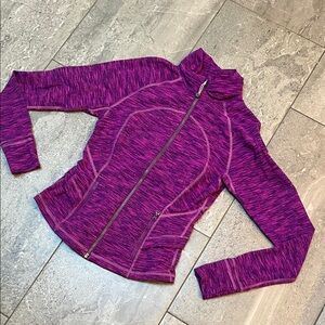 Lululemon Hustle in Your Bustle Peplum Zip-Up Athletic Jacket